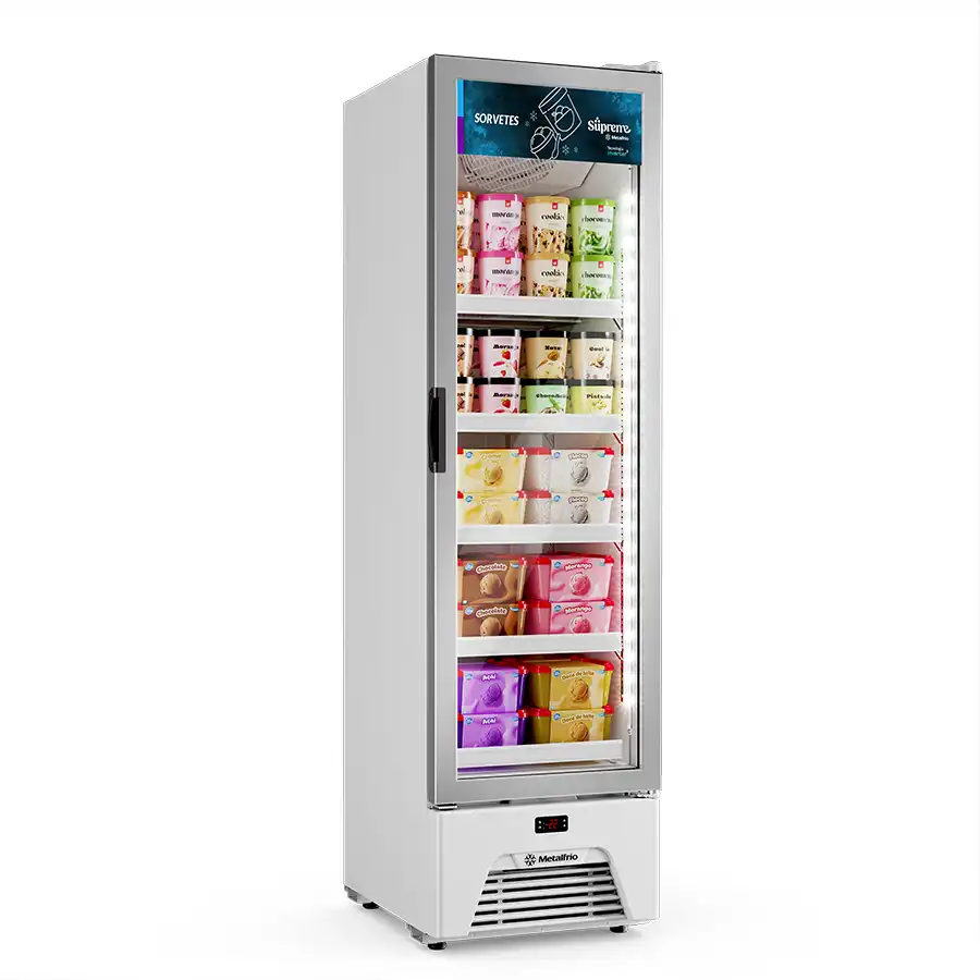 ？？？ サイファ VF28 Supreme - Freezer Vertical Slim Frost Free para Sorvetes - 337L