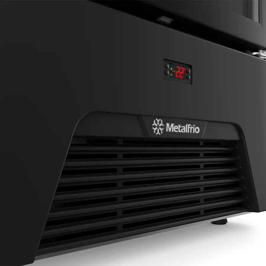 VF50 Supreme All Black - Freezer Vertical Frost Free para Sorvetes