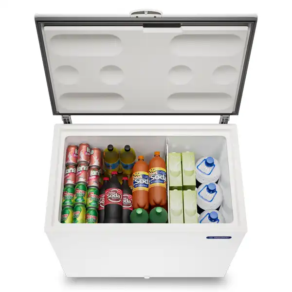 Freezer/Refrigerador Horizontal DA302 - 293L | Metalfrio